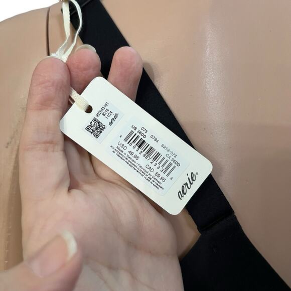 Aerie Smoothez Full Coverage Tshirt Bra 36DD Black Underwired Back Closure - Picture 4 of 9